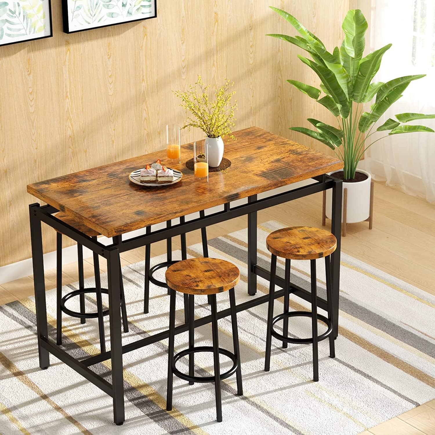 Home Improvement Kitchen Set - Set meja dan kursi makan lima