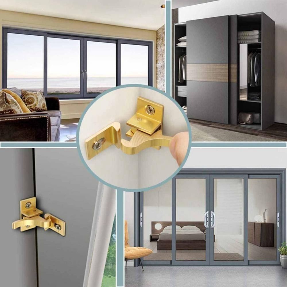 Lowe'S Home Improvement - Kunci Pengunci Pintu Kuningan Retro, Perlengkapan