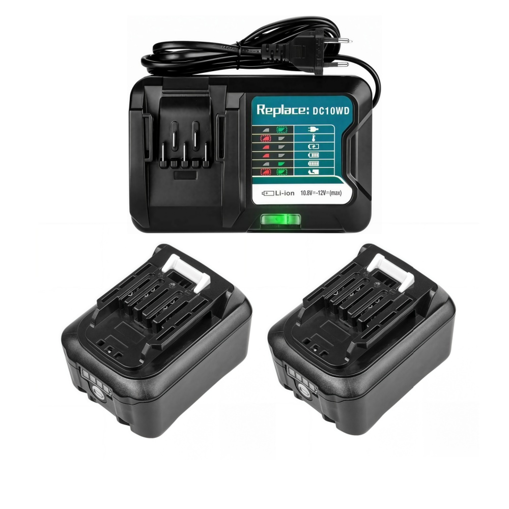 Makita Drill Hp1640 - Baterai Li-Ion Pengganti Isi Ulang 10.8V
