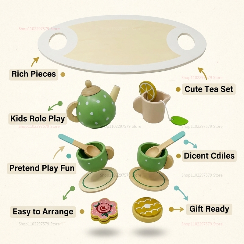 Set Teh Sore Baru untuk Anak-a - Home Improvement Kitchen Set ulasan dan harga