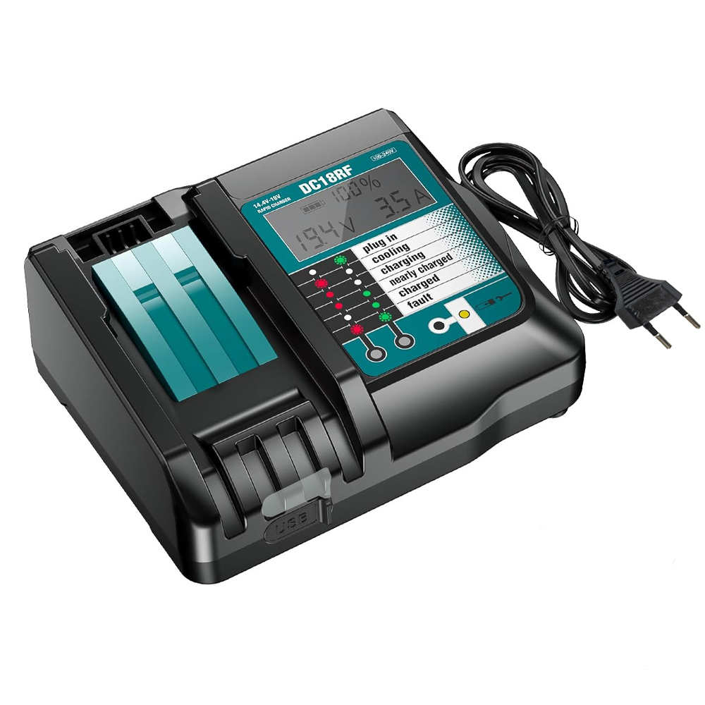 Pengisi Daya Super Cepat Li-io - Makita Drill Hp1640 ulasan dan harga