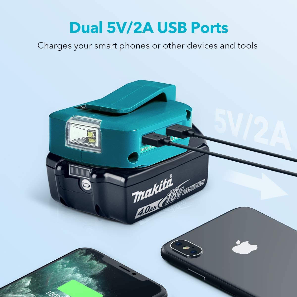 Adaptor USB untuk Makita BL143 - Makita Drill Hp1640 ulasan dan harga