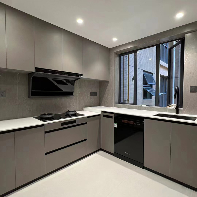 Lemari Dapur Modern Mewah nc-L - Home Improvement Kitchen Set ulasan dan harga