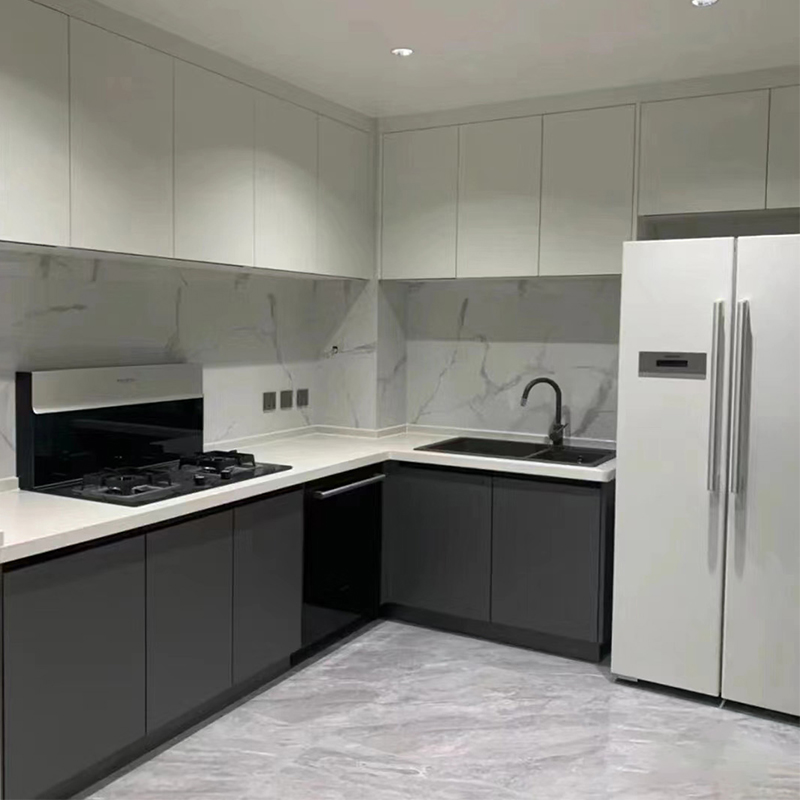Lemari Dapur Modern Mewah nc-L - Home Improvement Kitchen Set ulasan dan harga